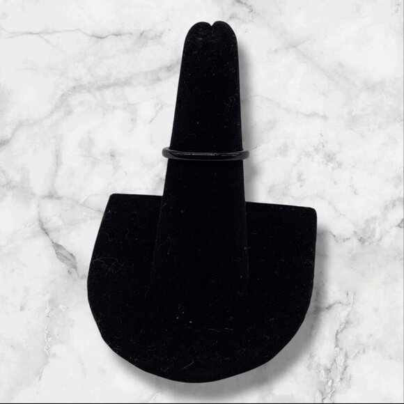 2mm Mens Comfort Fit Tungsten Carbide Black Wedding Band Ring Size 7 - Picture 7 of 7